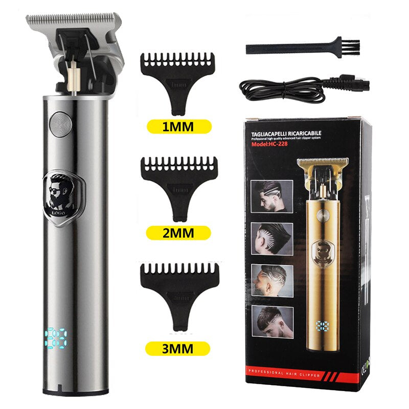 "Transforma tu Estilo en Casa – Barbera Pelo Deluxe LED HC228"