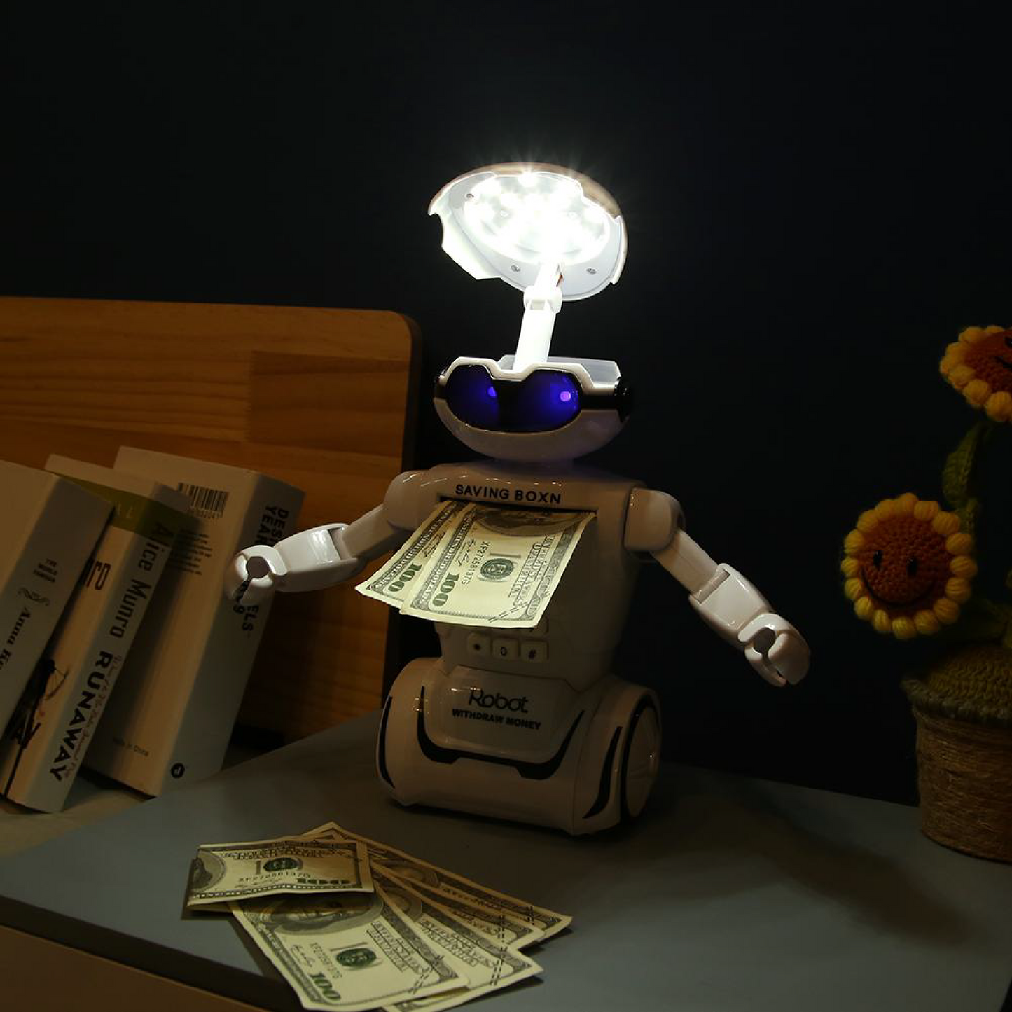 Protege tu Dinero con Estilo – Caja Fuerte Electrónica con Diseño Robot