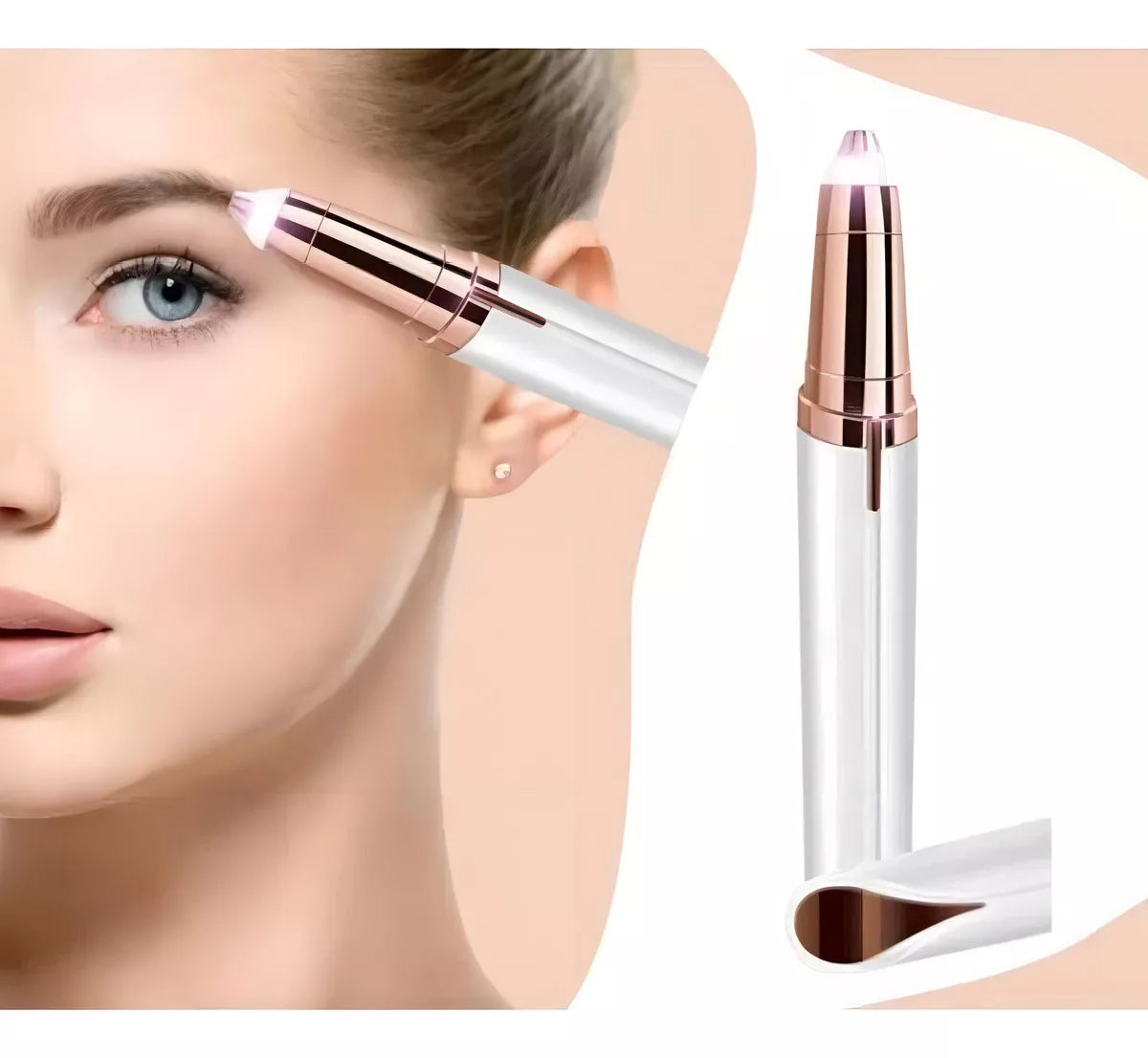 "Tu Aliado de Belleza Diario – Depilador de Cejas FLAWLESS"