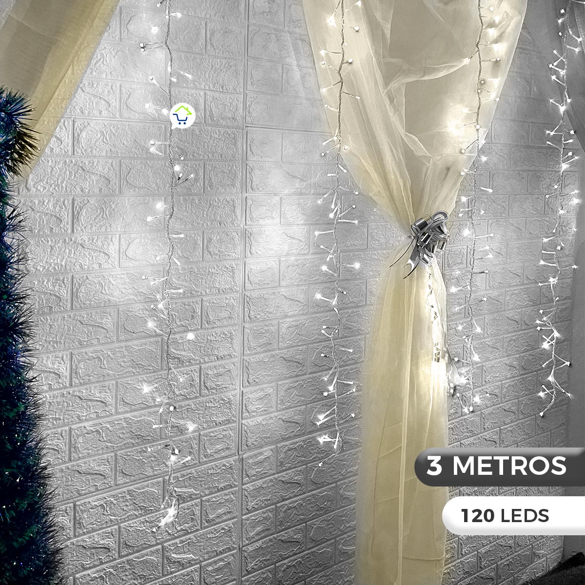 "Convierte tu Espacio en un Lugar de Ensueño – Cortina LED de 800 Luces"
