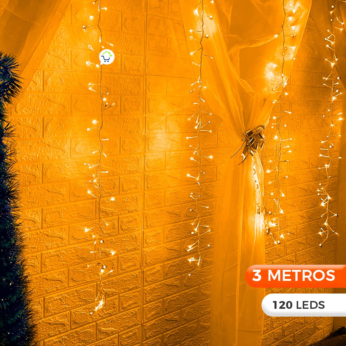 "Convierte tu Espacio en un Lugar de Ensueño – Cortina LED de 800 Luces"