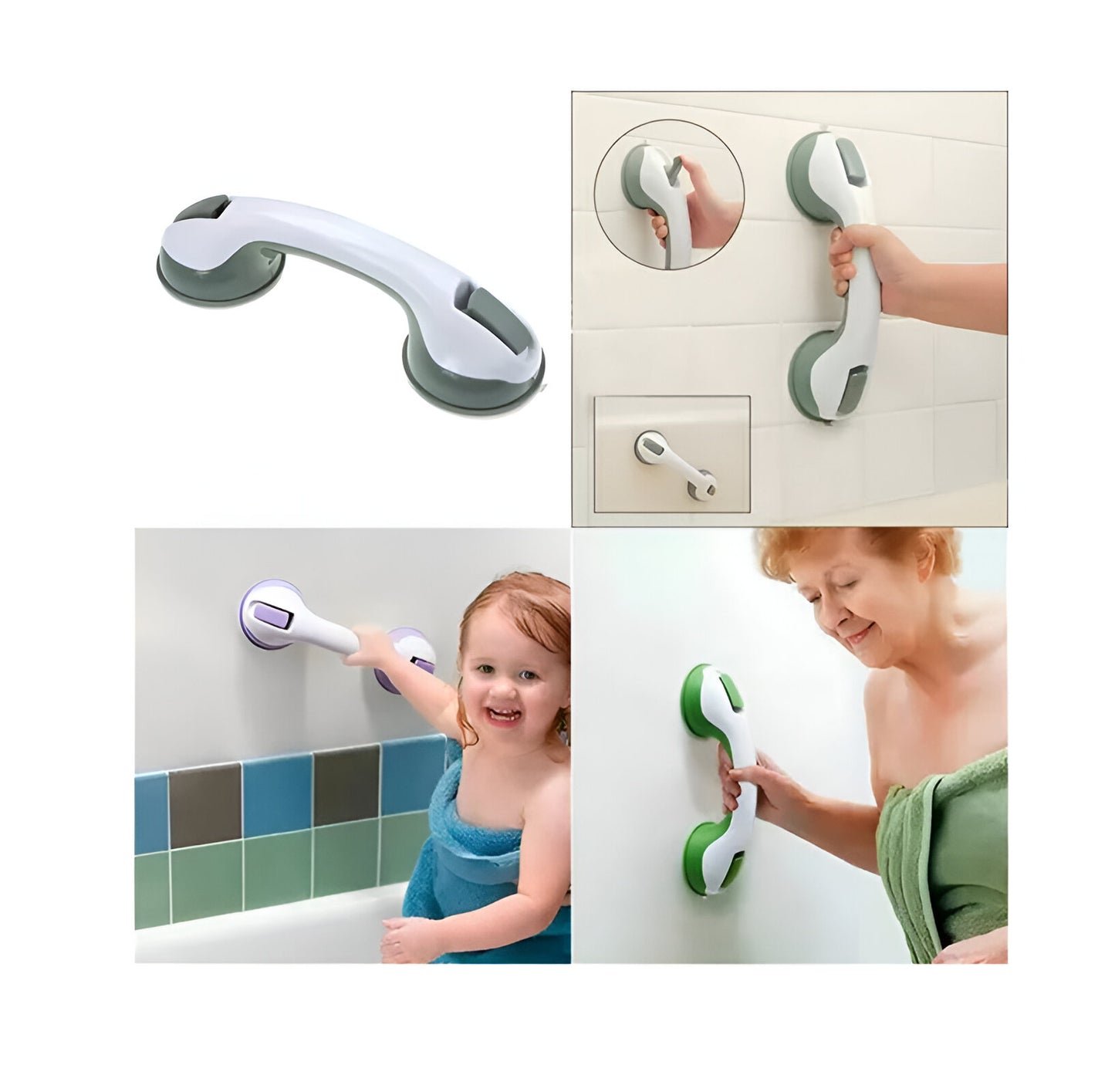Manija de Apoyo para Baño – Instalación Rápida, Seguridad Inmediata