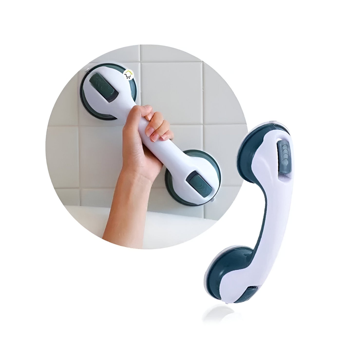 Manija de Apoyo para Baño – Instalación Rápida, Seguridad Inmediata