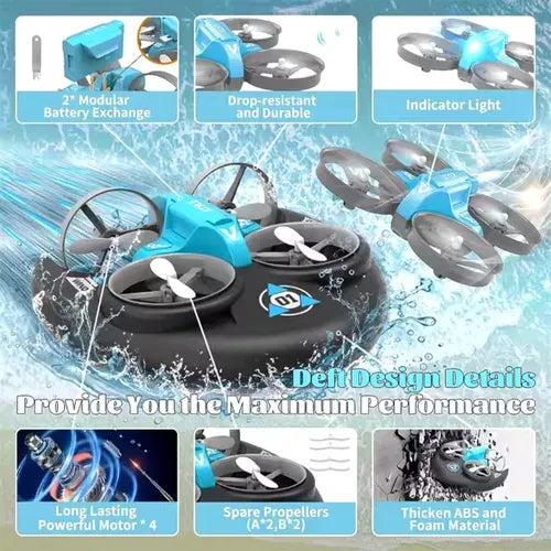 El Futuro del Juego Está Aquí – Drone 3 en 1 para Aventuras Extremas