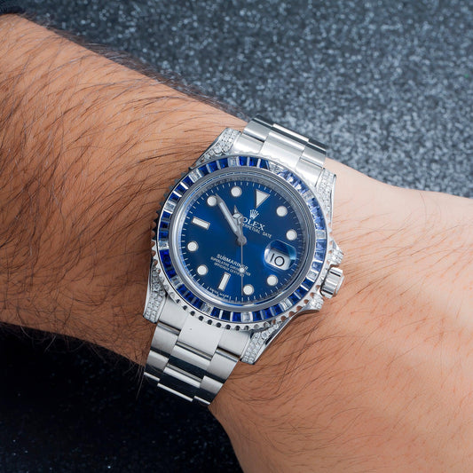 PERFUME ONE MILLION + ROLEX PLATA AZUL