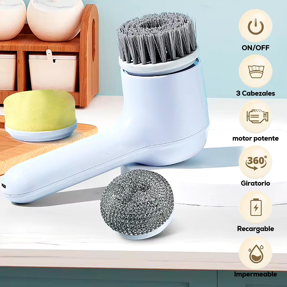 Cepillo Arranca Grasa Eléctrico JPVI-15