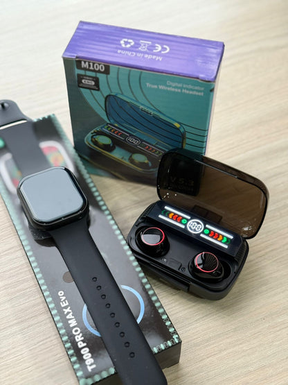 "Vive la Mejor Experiencia de Sonido – Combo T900 Serie 10 + Audífonos M100"